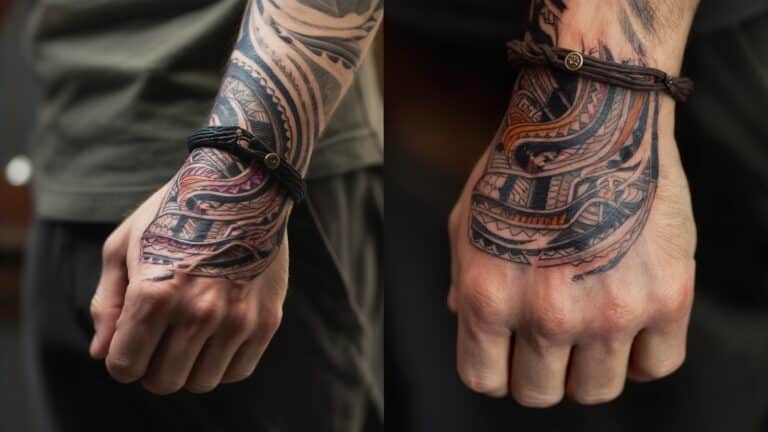 קעקוע צמיד לגבר