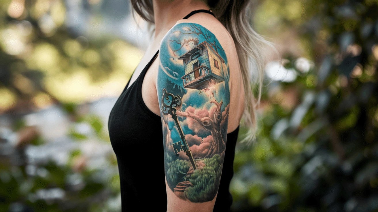 קעקועים בהשראת סוריאליזם וחלומות