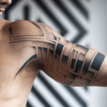 קעקועים בסגנון אבסטרקטי אמנותי